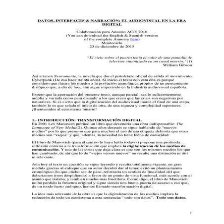 Anuario 2016 AC/E - sección cine