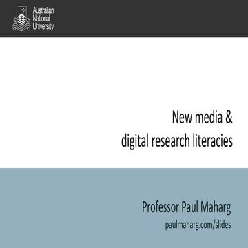 Anu digital research literacies