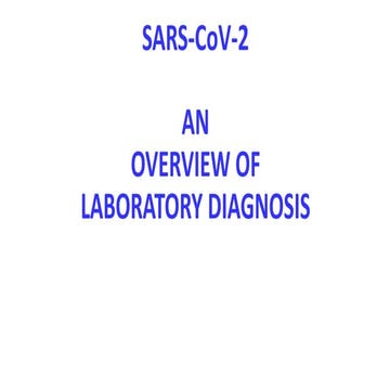 Diagnosis of COVID-19