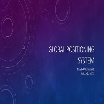 Global Positioning System (GPS)