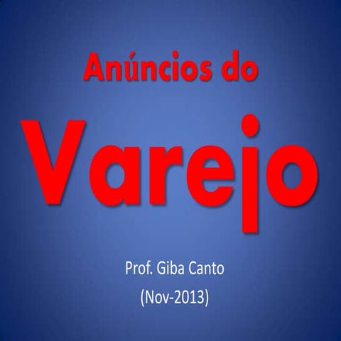 Anúncios do Varejo no Brasil