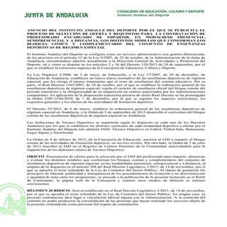 OFERTA DE EMPLEO EN MÁLAGA