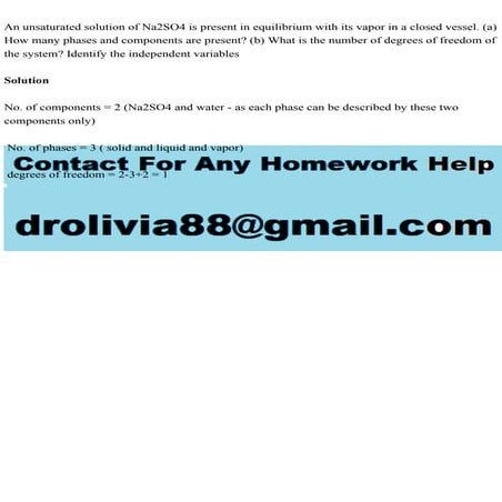 An unsaturated solution of Na2SO4 is present in equilibrium with its.pdf
