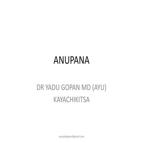 Anupana
