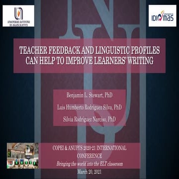 Teacher Feedback and Linguistic Profiles Can Help to Improve Learners' Writing