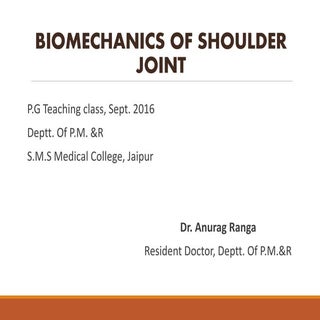 biomechanics of shoulder