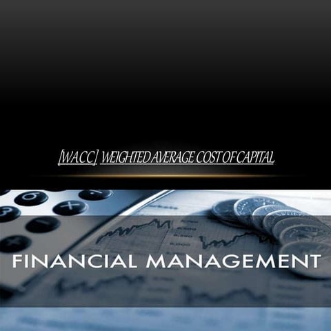 [wacc] weighted average cost of capital