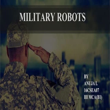 Military Robots