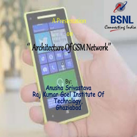 ppt on GSM architechture