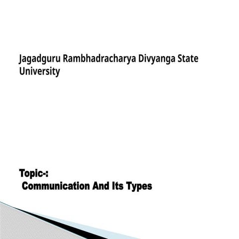 communication and it's types for business management pptx