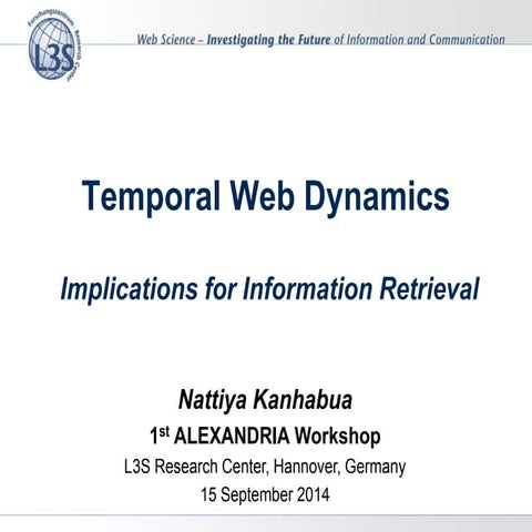 Extracting Temporal and Causal Relations between Events | PPTX