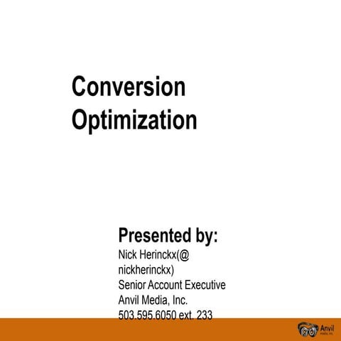 Anvil Conversion Optimization Webinar 1011   