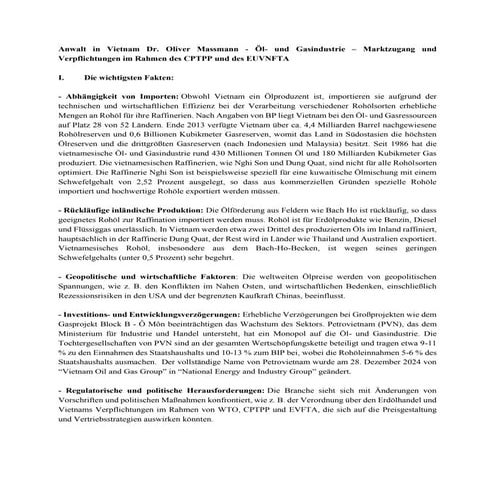 Anwalt in Vietnam Dr. Oliver Massmann - ENTWURF FÜR DEN NATIONALEN KOHLENSTOFFMARKT – PILOT TRADING AB JUNI 2025