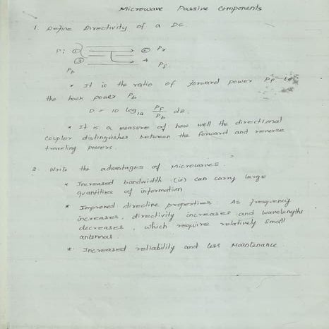 Anwers for 2 marks - RMW