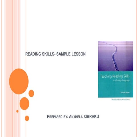 READING SKILLS- SAMPLE LESSON