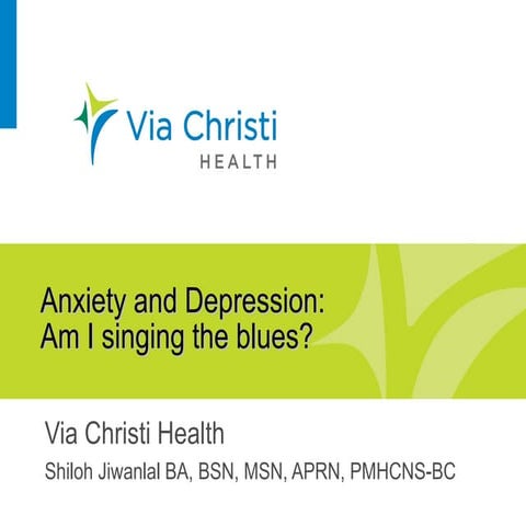 Via Christi 50+: Anxiety and depression