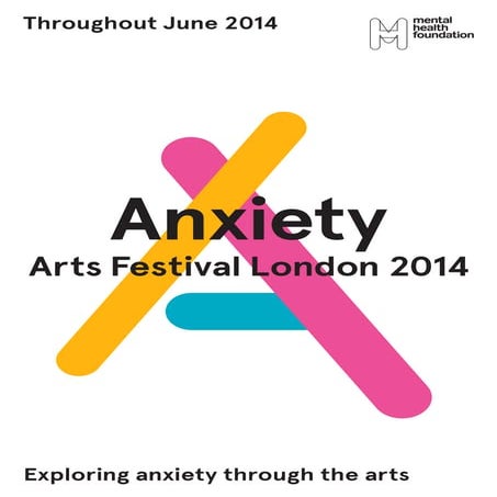 Anxiety Arts Festival London 2014 brochure