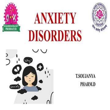 Types of Anxiety disorders and treatment