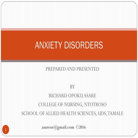 Anxiety Disorders