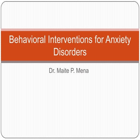 Anxiety disorders unit intervention[2]