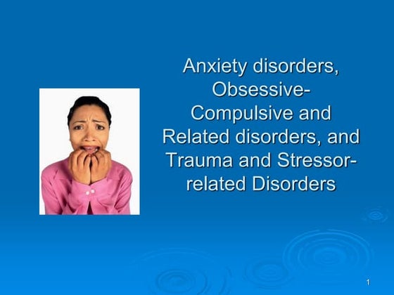 Panic Disorder Vs Generalized Anxiety Disorder Pptx