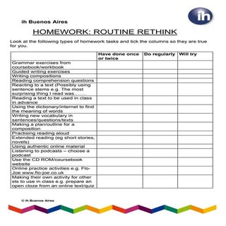 Anya shaw homework routine rethink ...
