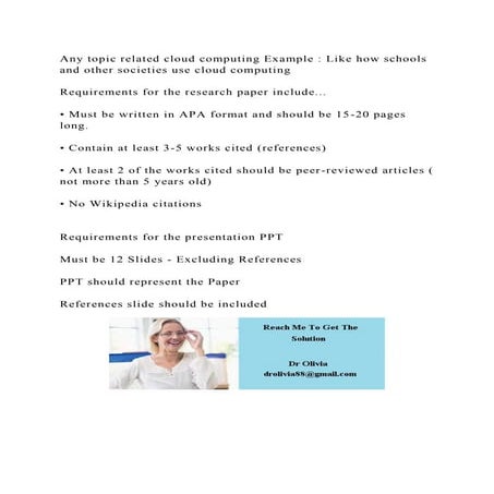 Any topic related cloud computing Example Like how schools and oth.docx