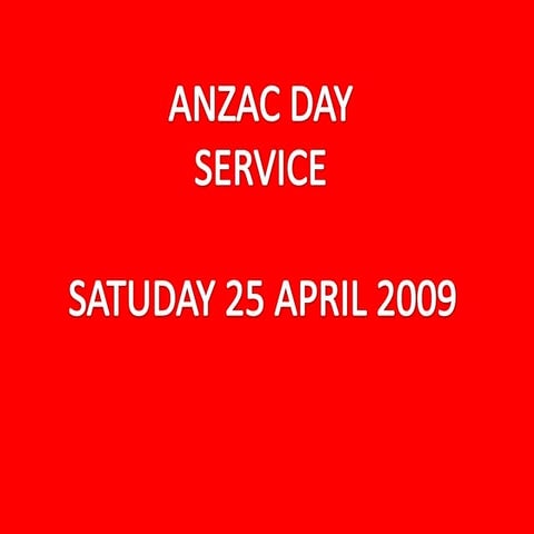 Anzac Day