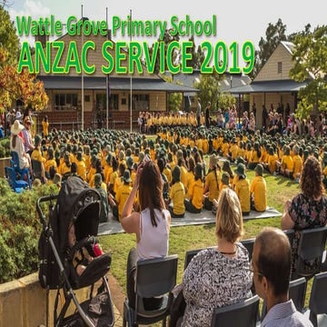 Wattle Grove Primary School - Anzac Service 2019