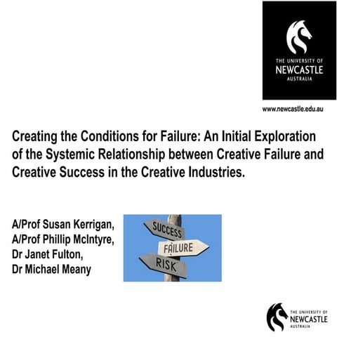 ing the Conditions for Failure: An Initial Exploration  of the Systemic Relat...