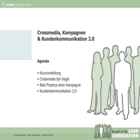 Crossmedia, Kampagnen und Kundenkommunikation 2.0
