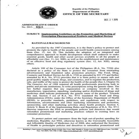 AO-2015-0053-Implementing-Guidelines-on-the-Promotion-and-Marketing-of-Prescription-Pharmaceutical-Products-and-Medical-Devices.pdf