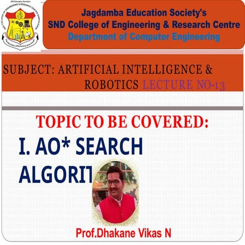 Comprehensive Overview of AO* Algorithm and AND-OR Graphs in Problem ...