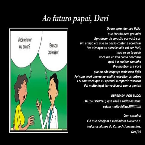 Ao Mestre Davi Com Carinho2