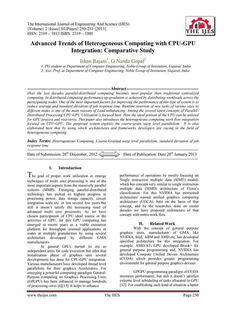 The International Journal of Engineering and Science (The IJES)