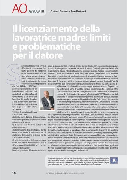 Lettera dimissioni lavoratrice madre 2017