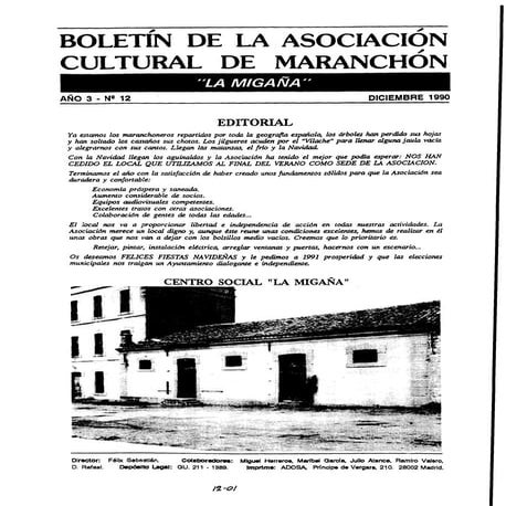 AñO 3 Nº 12 Diciembre 1990