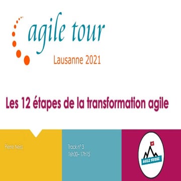 Les 12 étapes de la transformation agile