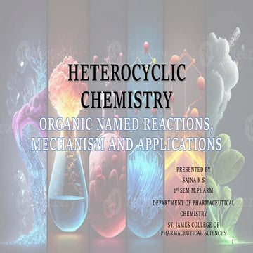 Named reactions Advanced Organic Chemistry.Debus radziszewski.Knorr pyrimidin...