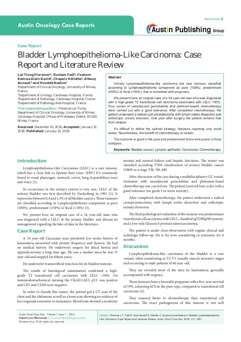 Austin Oncology Case Reports