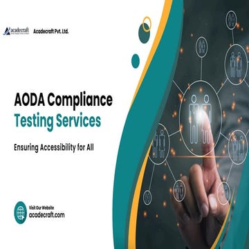 AODA Compliance Testing Services: Ensuring Accessibility for All