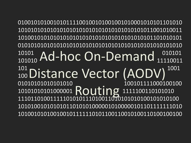 Aodv slide