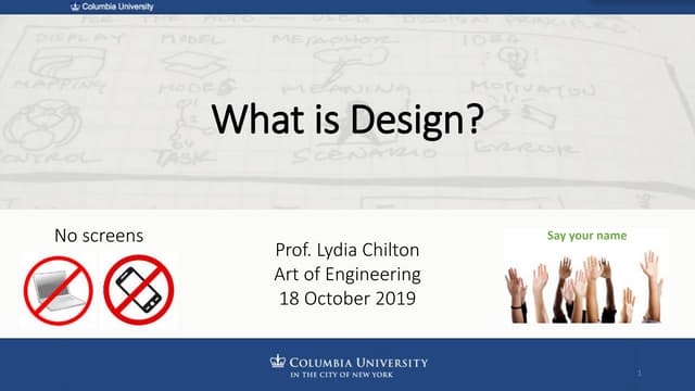What is design?