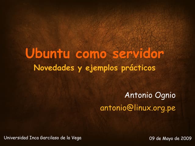 Ubuntu Server Edition 9.04 Jaunty J...