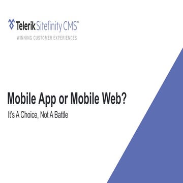 Mobile App, Web, or Hybrid: How To Decide?
