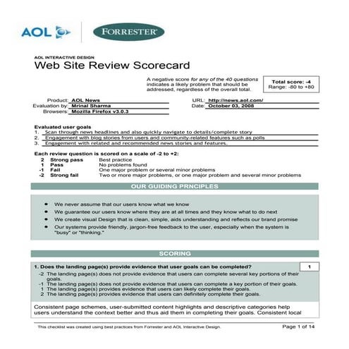 Aol News Review Oct2008