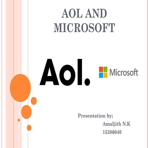 AOL and Microsoft