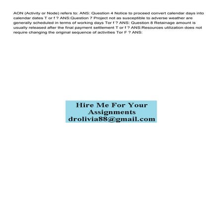 AON Activity or Node refers to ANS Question 4 Notice to .pdf