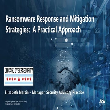 Aon Ransomware Response and Mitigation Strategies