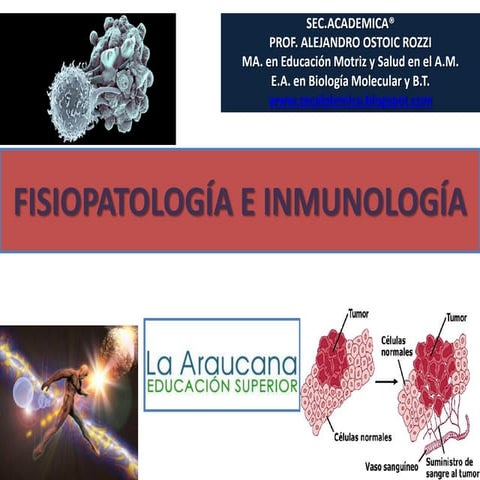 FISIOPATOLOGIA E INMUNOLOGIA